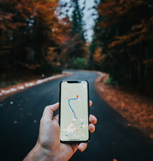 Map route on phone